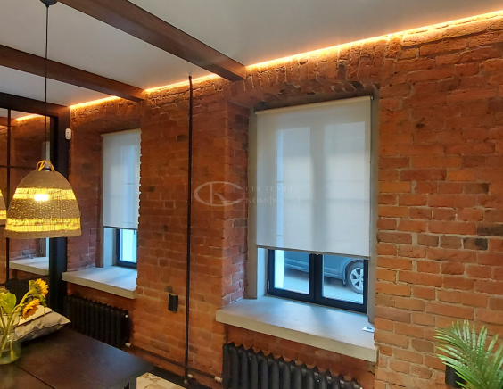 Портфолио Рулонные шторы без сверления