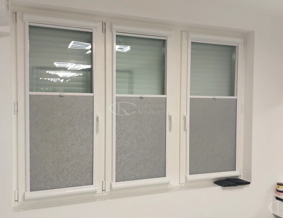 Портфолио Рулонные шторы без сверления