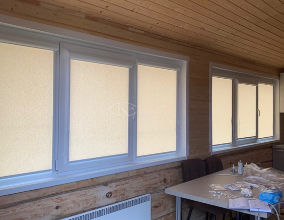 Портфолио Рулонные шторы без сверления