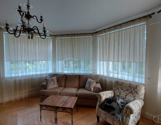 Портфолио Рулонные шторы без сверления