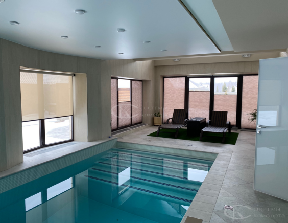 Портфолио Рулонные шторы без сверления