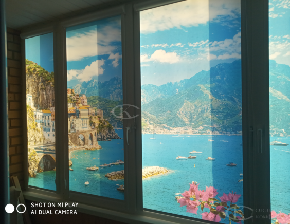 Портфолио Рулонные шторы без сверления