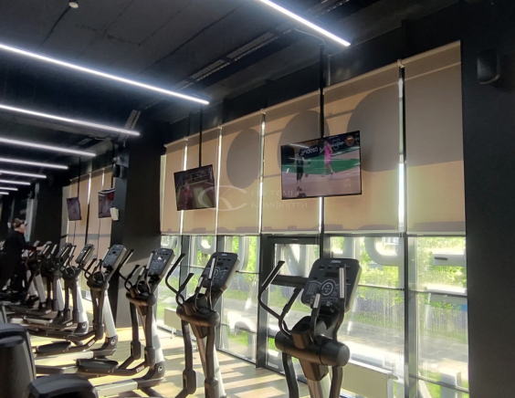 Портфолио Рулонные шторы без сверления