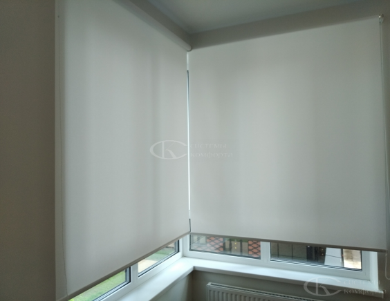 Портфолио Рулонные шторы без сверления