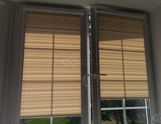 Портфолио Рулонные шторы без сверления