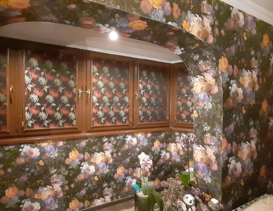 Портфолио Рулонные шторы без сверления