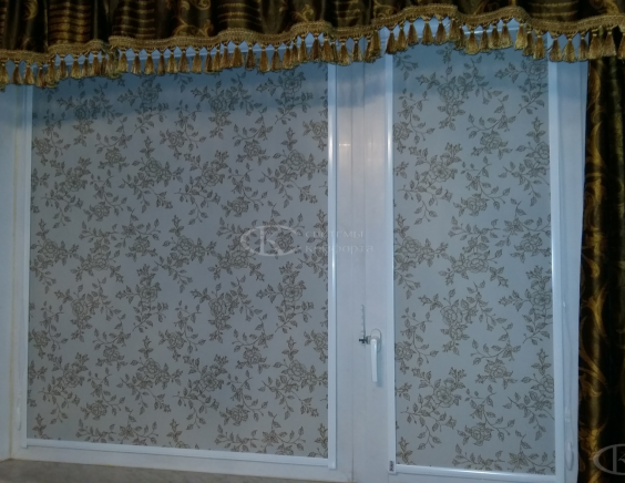 Портфолио Рулонные шторы без сверления