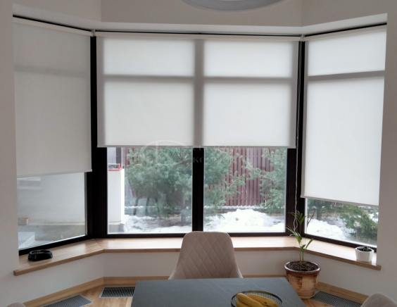 Портфолио Рулонные шторы без сверления