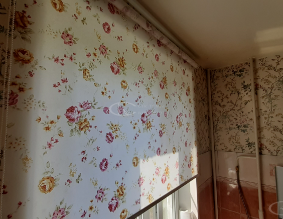 Портфолио Рулонные шторы без сверления