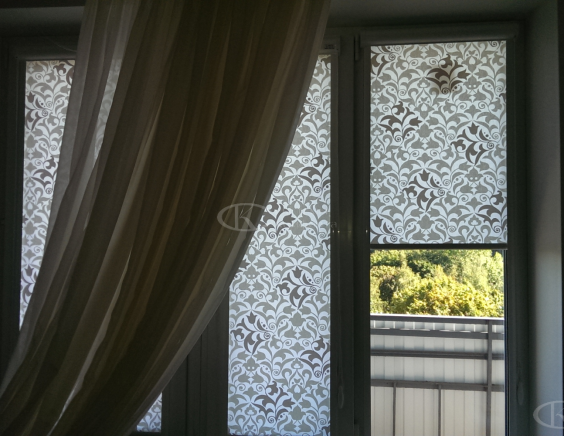 Портфолио Рулонные шторы без сверления