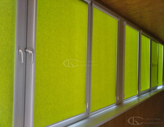 Жалюзи на балкон