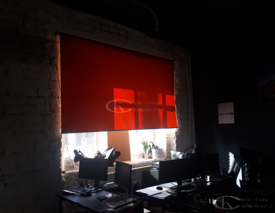 Портфолио Рулонные шторы без сверления