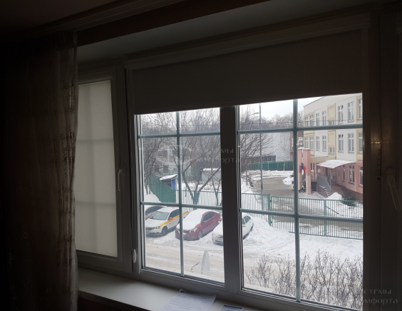 Портфолио Рулонные шторы без сверления