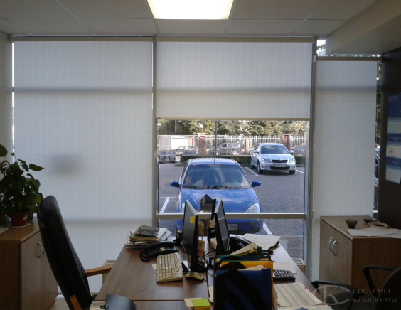 Портфолио Рулонные шторы без сверления